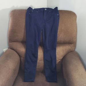 Aero women's blue pants size 2 - high-rise fit